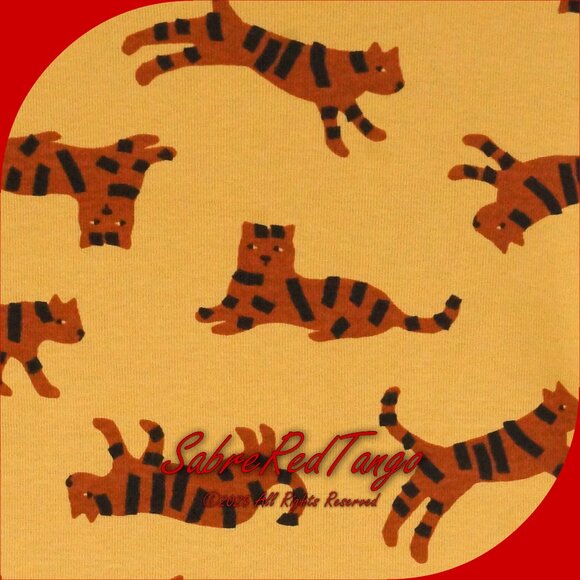 NWT Hanna Andersson Organic Short Johns Pajamas Wild Cats Fall Leaf 160 14 - Picture 3 of 6